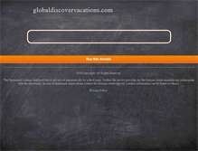 Tablet Screenshot of globaldiscovervacations.com